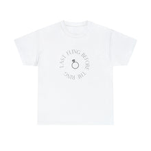 Load image into Gallery viewer, Bachelorette - 'Last Fling Before the Ring' fun bachelorette party t-shirts