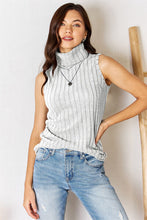 Load image into Gallery viewer, Ribbed Turtleneck Tank