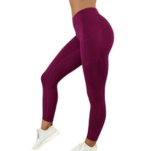 Load image into Gallery viewer, Woman's Leggings Running Fitness Yoga Pants With Pocket