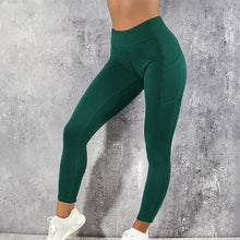 Load image into Gallery viewer, Woman's Leggings Running Fitness Yoga Pants With Pocket