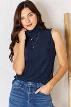 Load image into Gallery viewer, Ribbed Turtleneck Tank
