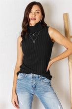 Load image into Gallery viewer, Ribbed Turtleneck Tank
