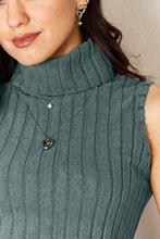 Load image into Gallery viewer, Ribbed Turtleneck Tank
