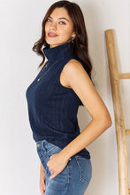 Load image into Gallery viewer, Ribbed Turtleneck Tank
